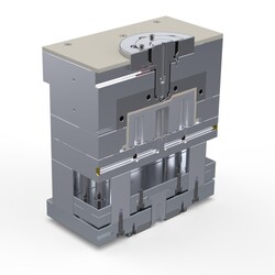 We have finished our new injection mold with central hot nozzle